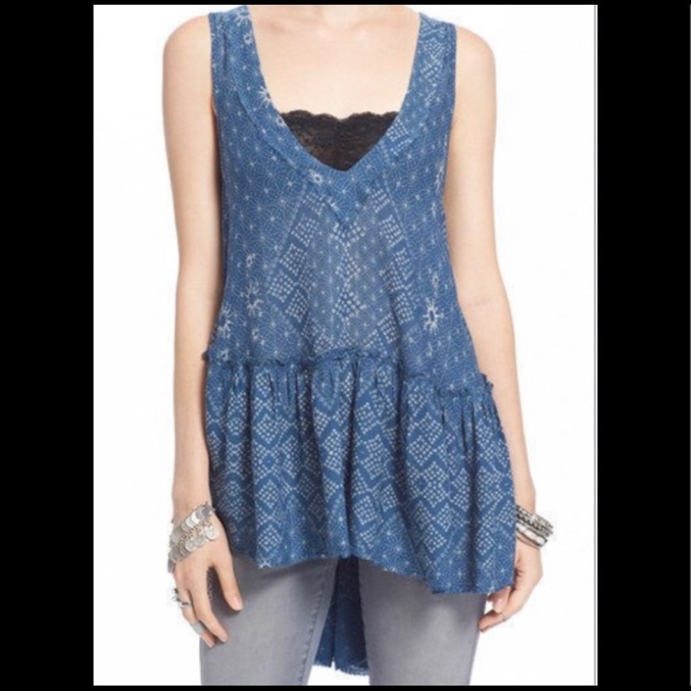 Free People Boho Celestial Tank